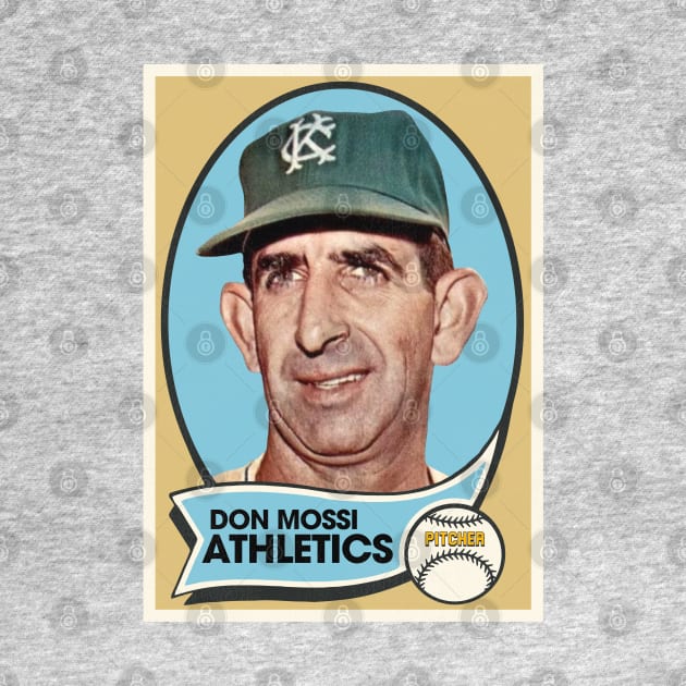 Retro Don Mossi Baseball Card by darklordpug